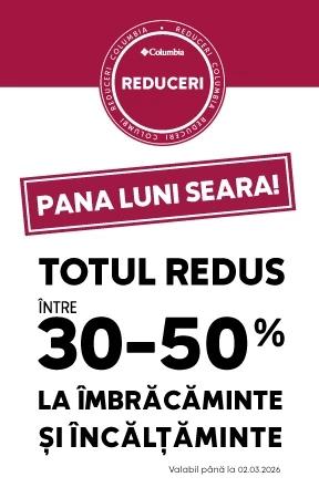 Totul redus la îmbrăcăminte și încălțăminte până la -30-50%