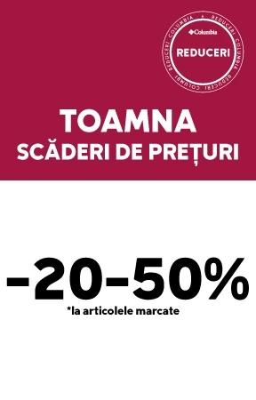 TOAMNA, SCADERI DE PRETURI -20–50%