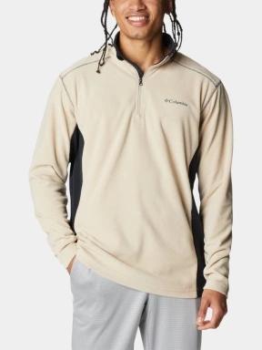 pulover polar pt. barbati Columbia Klamath Range II Half Zip nisip 1