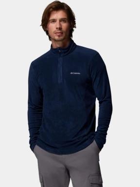 pulover polar pt. barbati Columbia Klamath Range II Half Zip albastru inchis 1