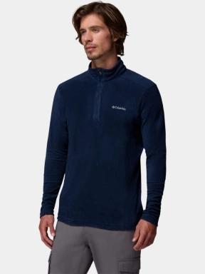 pulover polar pt. barbati Columbia Klamath Range II Half Zip albastru inchis 3