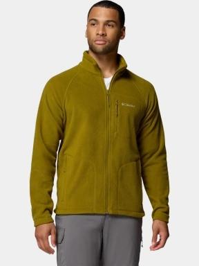 pulover polar pt. barbati Columbia Fast Trek II Full Zip Fleece verde 1