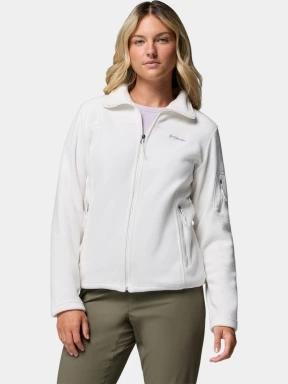 pulover polar pt. femei Columbia Fast Trek II Jacket alb 1