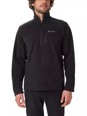 pulover polar pt. barbati Columbia Fast Trek III Half Zip Fleece negru 1