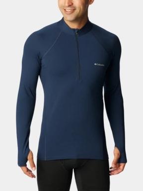 top lenjerie de corp pt. barbati Columbia Midweight Stretch Long Sleeve Half Zip albastru 1
