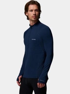 top lenjerie de corp pt. barbati Columbia Midweight Stretch Long Sleeve Half Zip albastru inchis 3