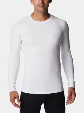top lenjerie de corp pt. barbati Columbia Midweight Stretch Long Sleeve Top alb 1