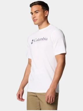 tricou cu maneci scurte pt. barbati Columbia CSC Basic Logo Short Sleeve Shirt alb 3