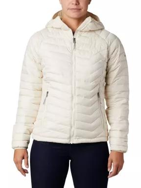 jacheta de primavara pt. femei Columbia Powder Lite Hooded Jacket nisip 1