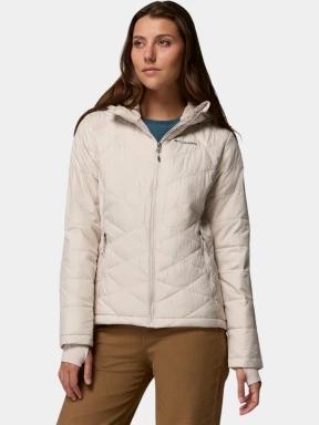 jacheta de primavara pt. femei Columbia Heavenly Hooded Jacket nisip 1
