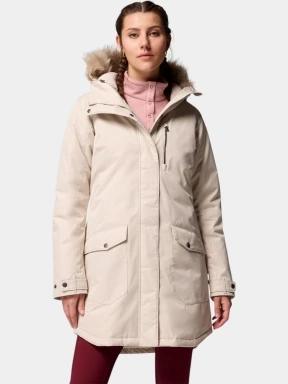 jacheta de iarna pt. femei Columbia Suttle Mountain Long Insulated Jacket nisip 1