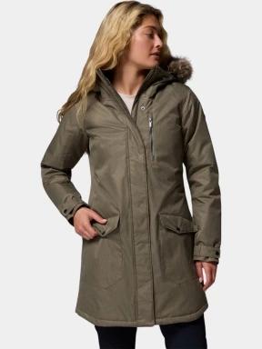 jacheta de iarna pt. femei Columbia Suttle Mountain Long Insulated Jacket verde 1