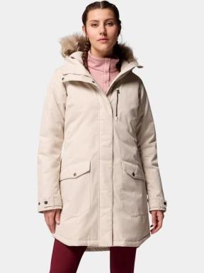 jacheta de iarna pt. femei Columbia Suttle Mountain Long Insulated Jacket nisip 1