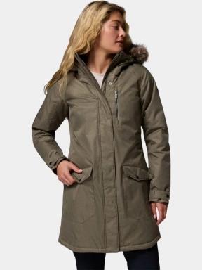jacheta de iarna pt. femei Columbia Suttle Mountain Long Insulated Jacket verde 1