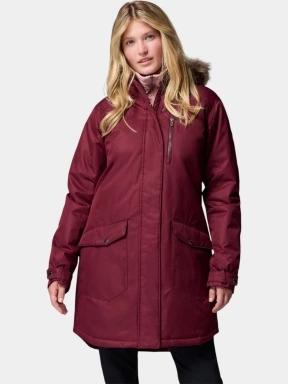 jacheta de iarna pt. femei Columbia Suttle Mountain Long Insulated Jacket bordo 1