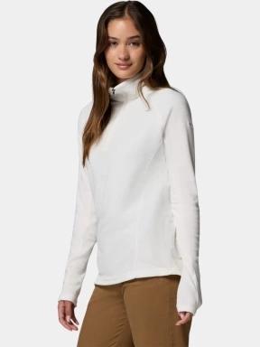 pulover polar pt. femei Columbia Glacial Iv 1/2 Zip alb 3