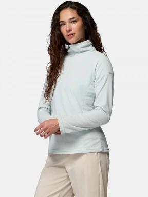 pulover polar pt. femei Columbia Glacial Iv 1/2 Zip verde deschis 3
