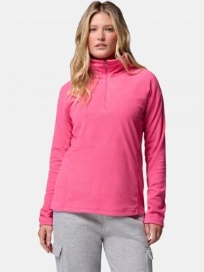 pulover polar pt. femei Columbia Glacial Iv 1/2 Zip magenta 1