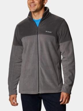 pulover polar pt. barbati Columbia Basin Trail III Full Zip gri 1