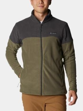 pulover polar pt. barbati Columbia Basin Trail III Full Zip verde 1