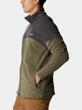 pulover polar pt. barbati Columbia Basin Trail III Full Zip verde 3