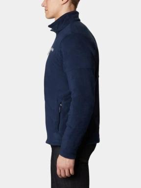 pulover polar pt. barbati Columbia Basin Trail III Full Zip albastru inchis 3