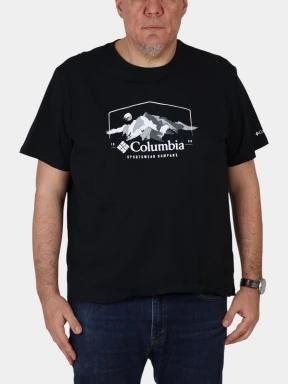 tricou cu maneci scurte pt. barbati Columbia Path Lake Graphic Tee II negru 1