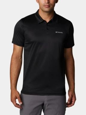 tricou de sport, cu guler pt. barbati Columbia Columbia Hike Polo negru 1