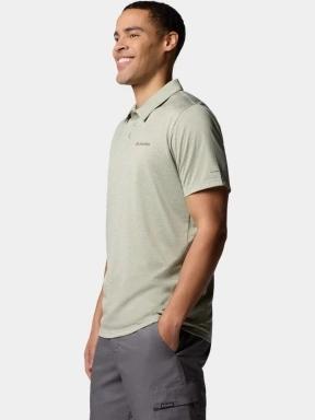 tricou de sport, cu guler pt. barbati Columbia Columbia Hike Polo verde 3