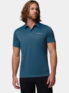 tricou de sport, cu guler pt. barbati Columbia Columbia Hike Polo verde 1