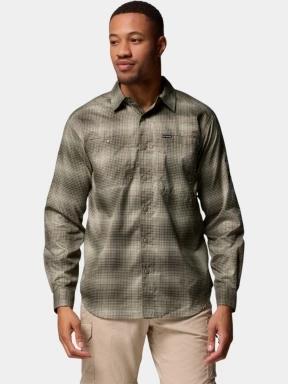 camasa de drumetie cu maneci lungi pt. barbati Columbia Silver Ridge Utility Lite Plaid Long Sleeve Shirt verde 1