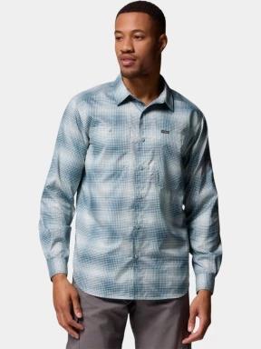 camasa de drumetie cu maneci lungi pt. barbati Columbia Silver Ridge Utility Lite Plaid Long Sleeve Shirt albastru 1