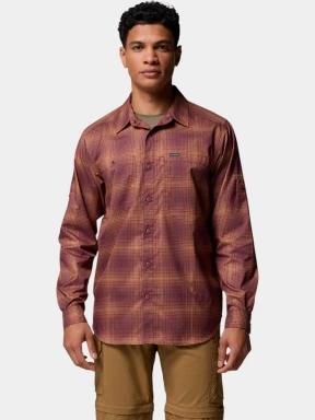 camasa de drumetie cu maneci lungi pt. barbati Columbia Silver Ridge Utility Lite Plaid Long Sleeve Shirt rosu 1