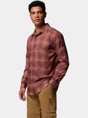 camasa de drumetie cu maneci lungi pt. barbati Columbia Silver Ridge Utility Lite Plaid Long Sleeve Shirt rosu 3