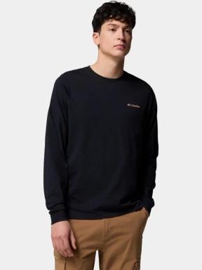 tricou cu maneci lungi pt. barbati Columbia CSC Seasonal Logo Long Sleeve Tee negru 1