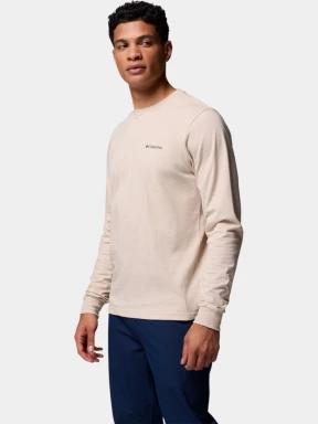 tricou cu maneci lungi pt. barbati Columbia CSC Seasonal Logo Long Sleeve Tee nisip 3