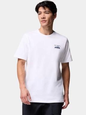 tricou cu maneci scurte pt. barbati Columbia Explorers Canyon Back Short Sleeve Tee alb 1