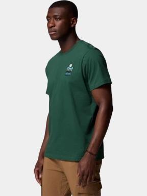 tricou cu maneci scurte pt. barbati Columbia Explorers Canyon Back Short Sleeve Tee verde 3