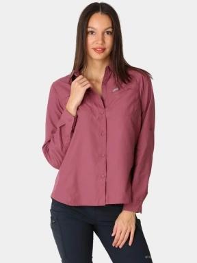 camasa de drumetie cu maneci lungi pt. femei Columbia Silver Ridge 3.0 Long Sleeve bordo 1