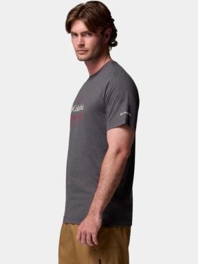 tricou pentru sport, cu maneci scurte pt. barbati Columbia Kwick Hike Graphic Short Sleeve Tee negru 3