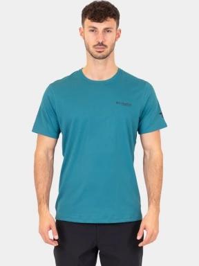 tricou cu maneci scurte pt. barbati Columbia Summit Valley SS Crew albastru 1