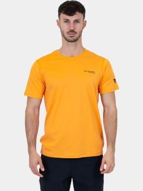 tricou cu maneci scurte pt. barbati Columbia Summit Valley SS Crew rosu 1
