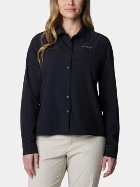 camasa de drumetie cu maneci lungi pt. femei Columbia Summit Valley Woven Long Sleeve Shirt negru 1