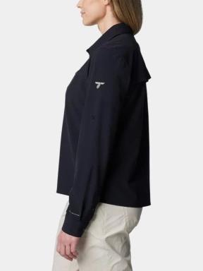 camasa de drumetie cu maneci lungi pt. femei Columbia Summit Valley Woven Long Sleeve Shirt negru 3