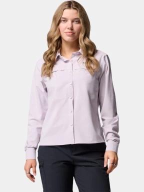 camasa de drumetie cu maneci lungi pt. femei Columbia Summit Valley Woven Long Sleeve Shirt violet 1