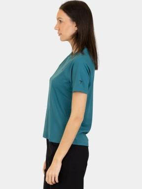 tricou pentru sport, cu maneci scurte pt. femei Columbia Summit Valley Short Sleeve Crew verde 3