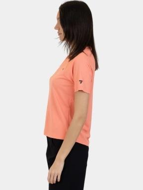 tricou pentru sport, cu maneci scurte pt. femei Columbia Summit Valley Short Sleeve Crew rosu 3