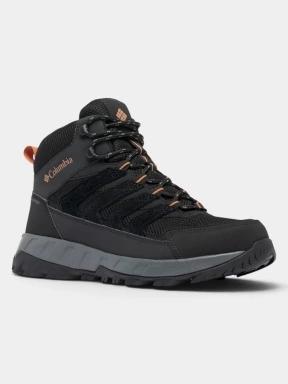 bocanci de drumetie impermeabili pt. barbati Columbia Strata Trail Mid WP negru 1