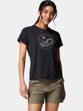 tricou cu maneci scurte pt. femei Columbia Sloan Ridge Graphic Short Sleeve Tee negru 1