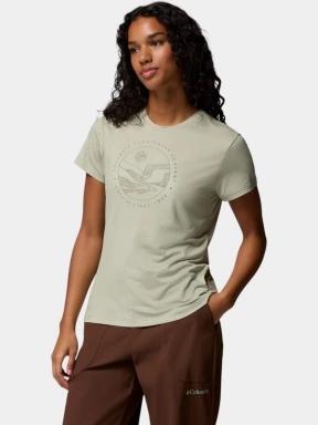 tricou cu maneci scurte pt. femei Columbia Sloan Ridge Graphic Short Sleeve Tee verde 3